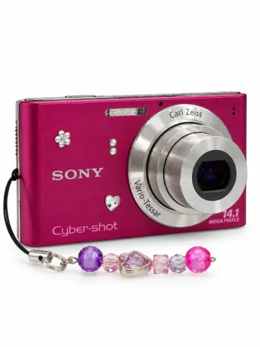 câmera sony cybershot dsc-w320 14.1mp rosa