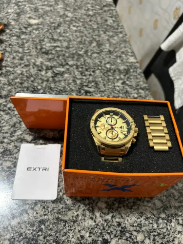 Relógio extri banhado