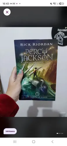 Livro percy Jackson e o ladrão de raios