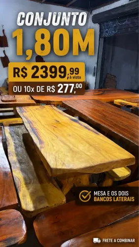 Mesas de Jaqueira ( OFERTA ) pronta entrega 