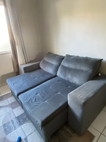 Sofá retrátil e reclinável 