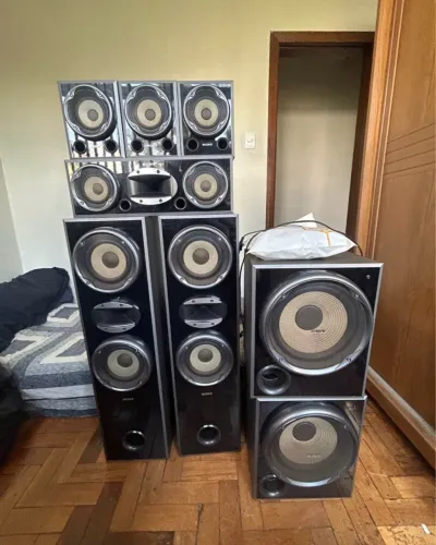 Home Theater Sony Muteki 1640W RMS - Completo e em Perfeito Estado