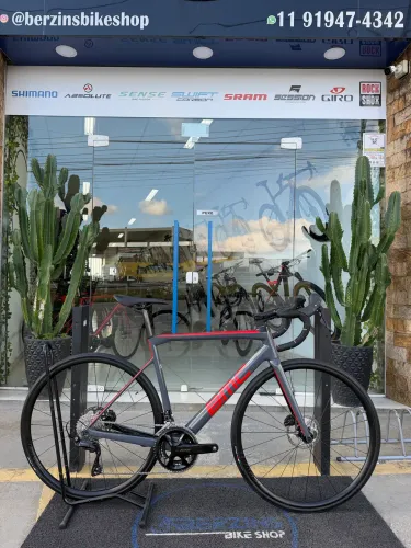 BMC SLR01 CARBONO DISC - 54 - SHIMANO 105 2x12V - RODAS BONTRAGER - NF BR
