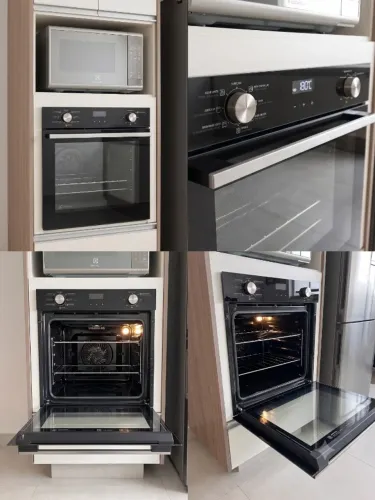 Forno de Embutir Elétrico Electrolux OE8EH Efficient Com Perfectcook360 220v - 80L
