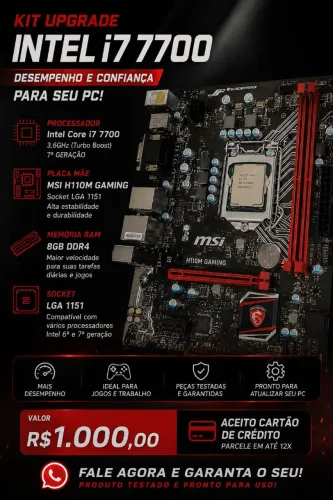 Kit  intel i7  7700