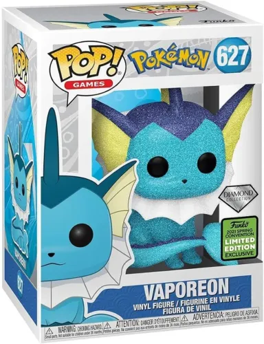 compatível Original - Funko Pop Pokemon Vaporeon # 627