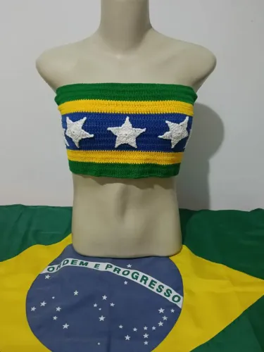 Cropped de Crochê 