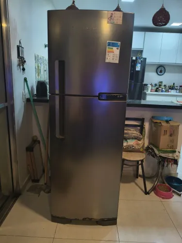 Geladeira Brastemp duplex em inox