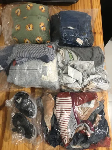 Conjunto 38 peças de roupinhas infantis de 0 a 3 anos