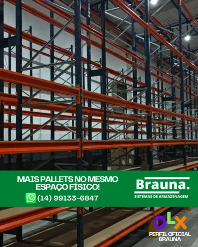 Porta Palete para Logística - Entrega Expressa