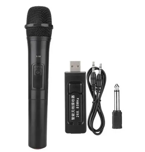 Microfone Dinâmico Sem Fio