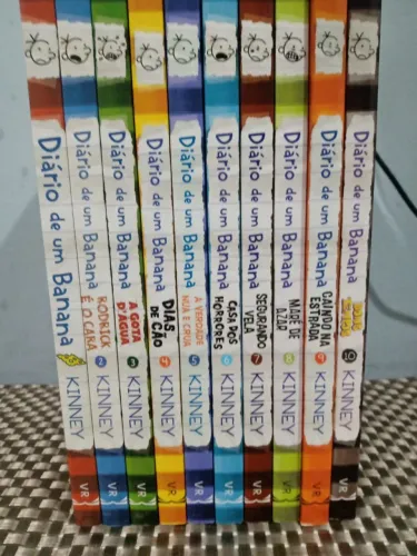 Box Diário de um Banana com 10 volumes. Perfeito estado