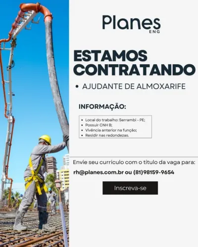 Ajudante de Almoxarifado