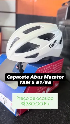 Capacete Absus Macator Tamanho S 51/55