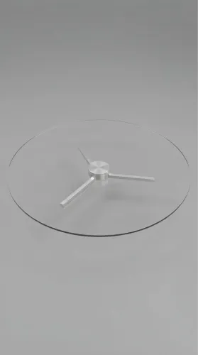 Centro de Mesa Giratório 10mm Inox Premium 80cm.