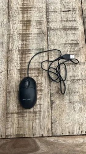 Mouse com fio Multilaser, modelo MO300