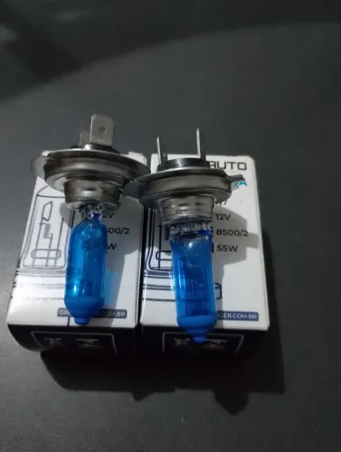 Lâmpada H7 super branca 12 volt 