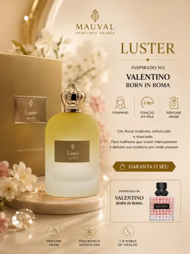 Perfume Luster Inspirado Valentino Donna Born In Roma Feminino 100ml Original