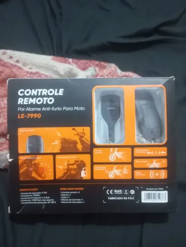Controle remoto por alarme anti-furto, para moto