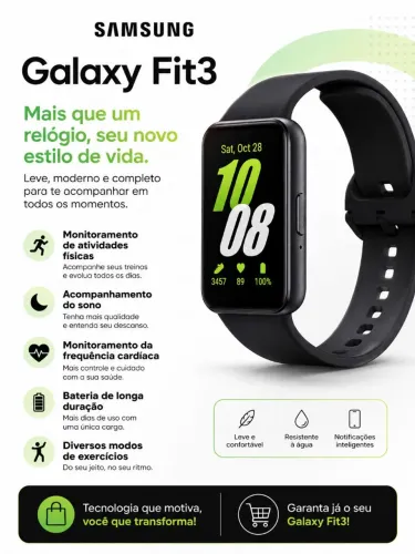 Relógio Galaxy fit3