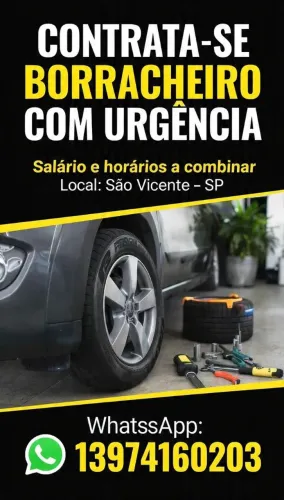 Borracheiro com experiência