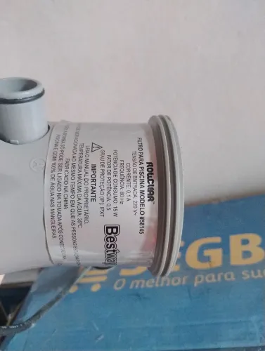 ?FILTRO PISCINA VAZÃO 2.200 LITROS/HORA 220V - 60Hz / 46w