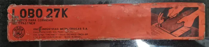 GRAMPOS LOBO 27K PARA CORREIAS BELT FASTNER - FABRICANTE ONÇA 