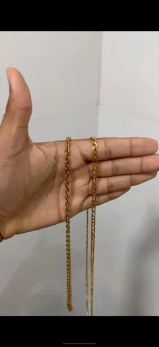 Correntes banhada a ouro 
