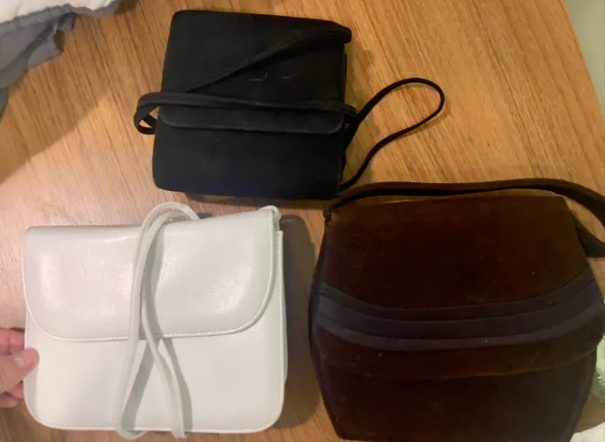 3 bolsas estado nova COURO