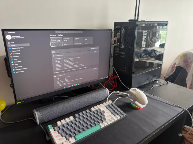 PC Ryzen 7 + RX 6600 32GB 1TB