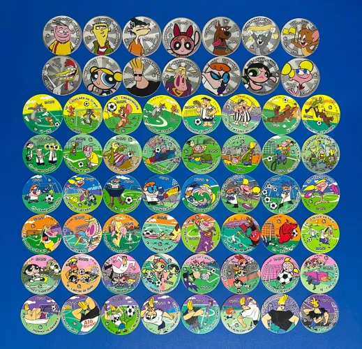 Tazos Copa Toon Elma Chips Excelente
