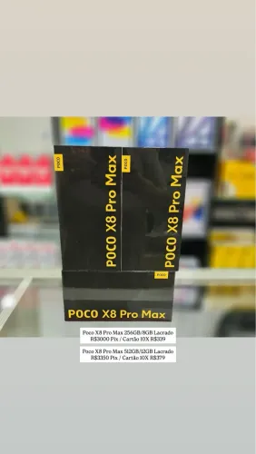 Poco X8 Pro Max 512GB Lacrado - Nota fiscal