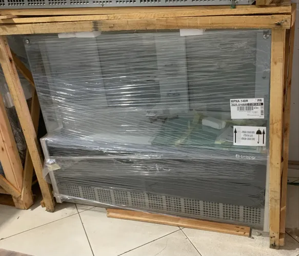 Balcão Gelopar vitrine neutra de 1,40 m 
