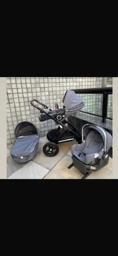 Kit carrinho de bebê, Moisés e cadeirinha
