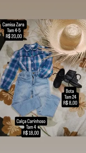 Vendo roupa junina,valor nas fotos