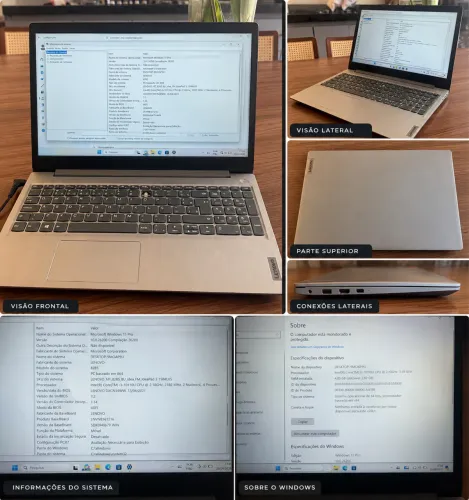 Notebook Lenovo IdeaPad 3 | Core i3 10ª | SSD 240GB | Windows 11 Pro