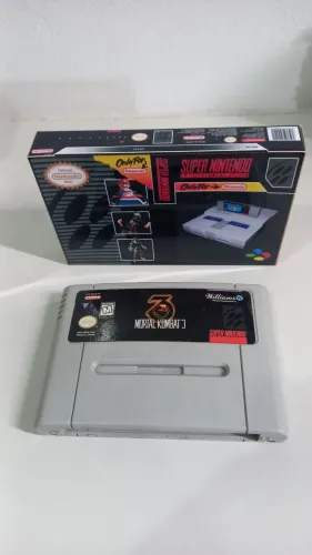 Super Nintendo SNES fita Mortal Kombat 3 MK3