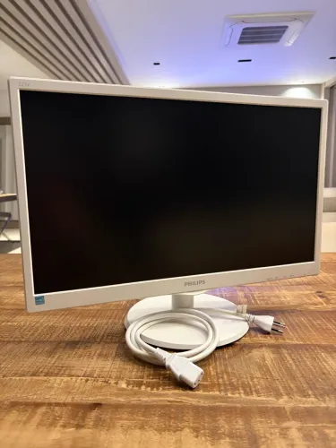 Monitor Philips branco 21,5? Full HD