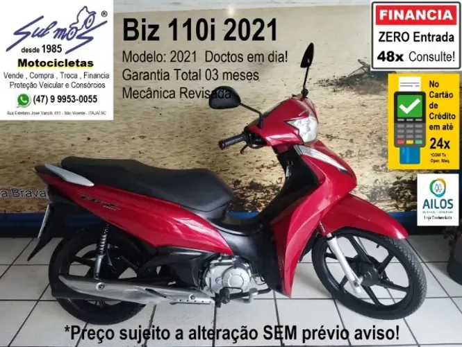 Honda Biz 110i 2021 # Vendo, Troco, Financia ZERO entrada até 48x. Consulte!
