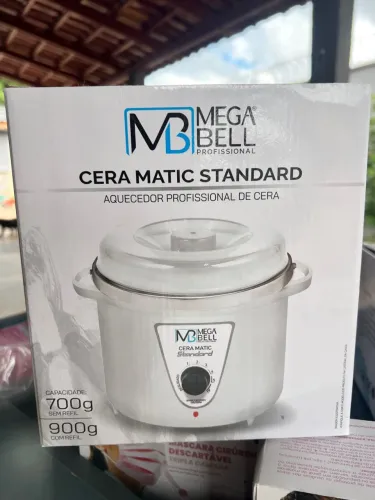 TERMOCERA MEGABELL 900g Bege sem Refil + outros itens inclusos