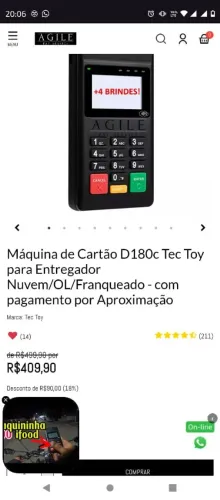 Maquininha de cartão If00d
