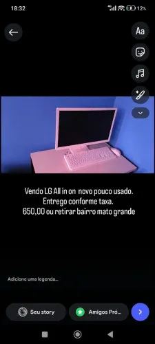 Vendo computador LG All in on