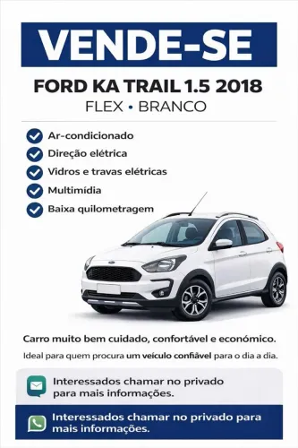Ford KA Trail 1.5 16V Flex Mec. 5P 2018
