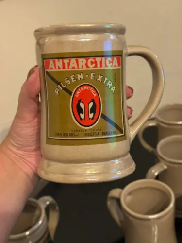 Caneca Antiga Antarctica Pilsen Extra 600ml Original