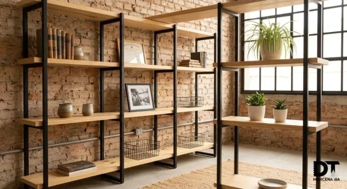 Moveis Planejados e Decorativos em Pinus Prateleira Industrial