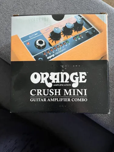 Mini amp guitarra Orange Crush mini Novo
