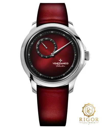 Relógio Venezianico Redentore Enigma: Automático, Aço Inox, 40mm, Safira, Couro
