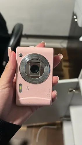 CÂMERA DIGITAL 4K ROSA PIXELS 