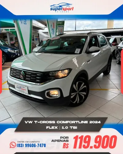 Volkswagen T-Cross Comfortline 1.0 TSI Flex 5P Aut. 2024