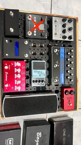 Set de pedais para guitarra